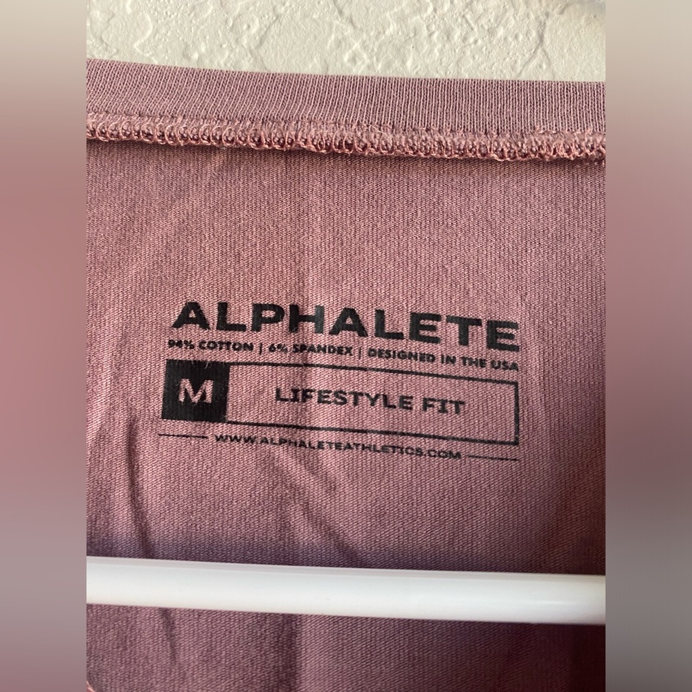 Alphalete PBNS Crop Long Sleeve Tee ~ Medium - Picture 5 of 7